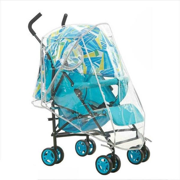 

stroller parts & accessories children universal waterproof raincoat covers transparent wind dust with zippers baby strollers
