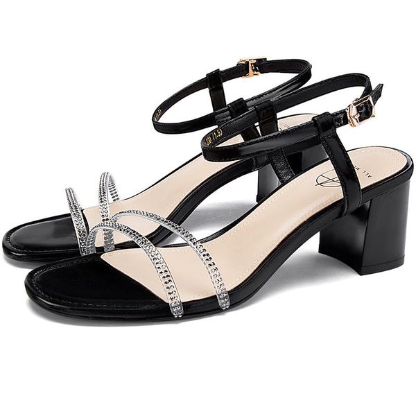 

dress shoes luxury women designers 2021 summer 6cm high heel beige black sandals 21803ain4481