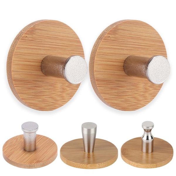 

bamboo kitchen wall hooks door behind clothes hook stainless steel home daily sundries storage holder punch-hanger & rails