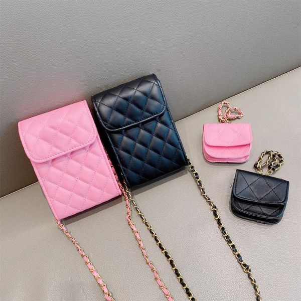 

cell phone pouches son-mother bag crossbody pouch lambskin caviar leather cellphone cosmetic card wallet purse all mobile