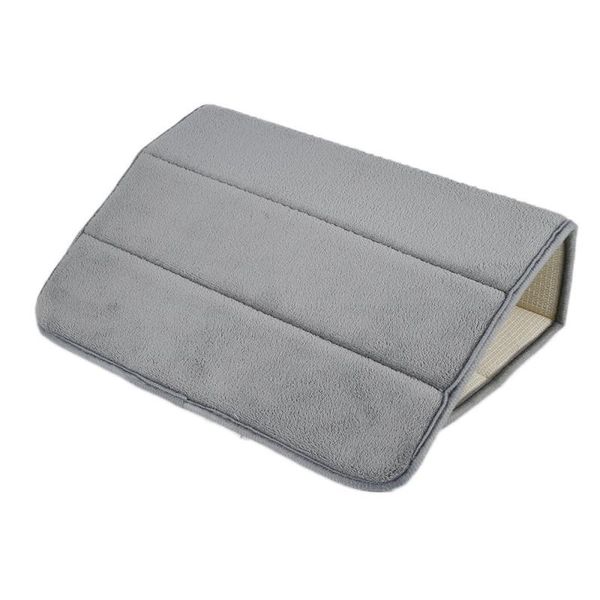

bath mats water absorbent non skid shower mat carpet soft memory foam non-slip coral fleece bathroom 1pcs