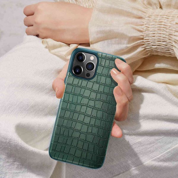 

suitable for iphone13promax crocodile shell apple 13 smart leather case apple 11 business case