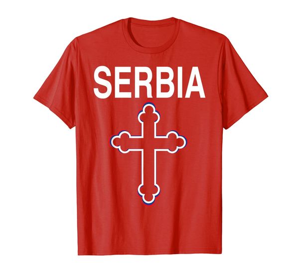 

serbia jersey shirt serbian orthodox cross gift t-shirt, White;black