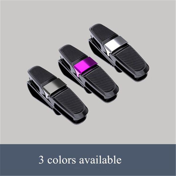 

car multifunctional sun visor glasses clip abs fastener folder sunglasses ticket receipt card storage holder accessories other vehicle tools