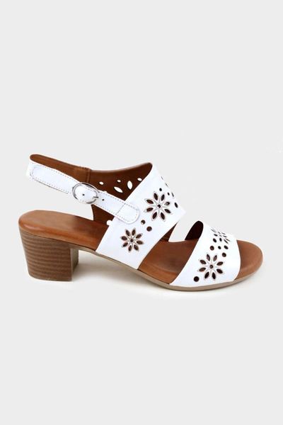 

sandals white genuine leather women 's comfort high-heeled, Black