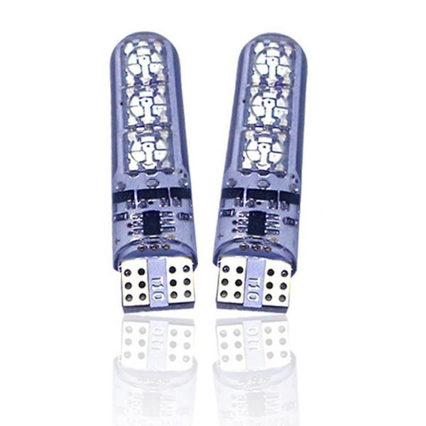

interior&external lights 40/80/160pcs led demo lamp bulb w/remote controller strobe t10 smd rgb 6 auto car wedge side light decorative