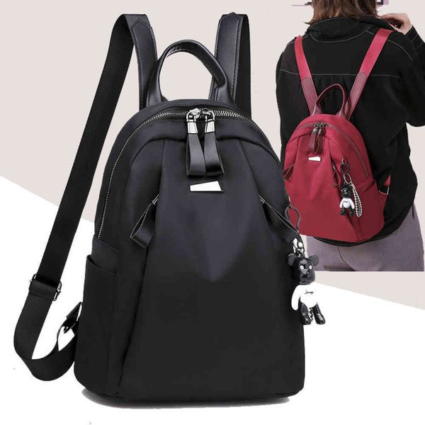

oxford cloth backpack women's 2021 korean fashion nylon bag outdoor leisure