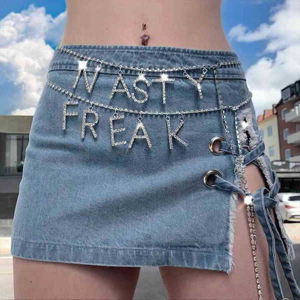 

casual high waist side split women denim mini skirt hip package stretchable bandage female jeans skirts summer, Black