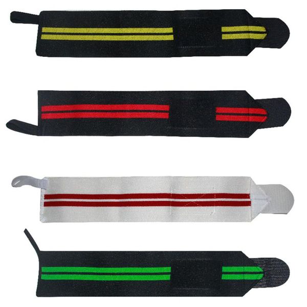 

wrist support wraps bandage straps brace band gym training fitness sports, Black;red