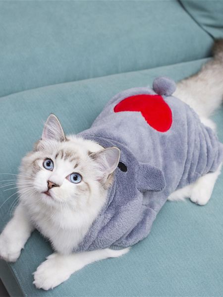

cat costumes costume pet dog down parkas hoodie sweater suit for cold weather outfit ropa para perros supplies jj60mm