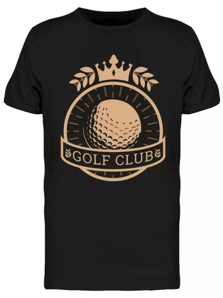 

Golf Club Ball Crown Branch Tee Men's -Image by Shutterstock, White;black