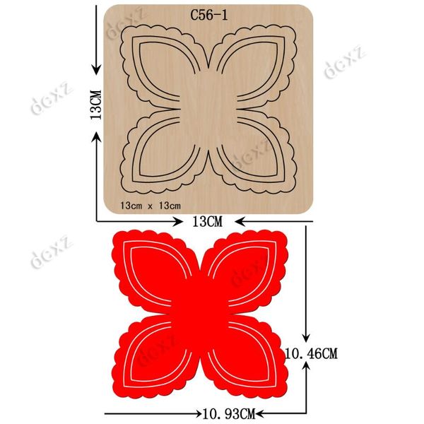 

flower basket wooden die scrapbooking c-56-1 cutting dies painting supplies