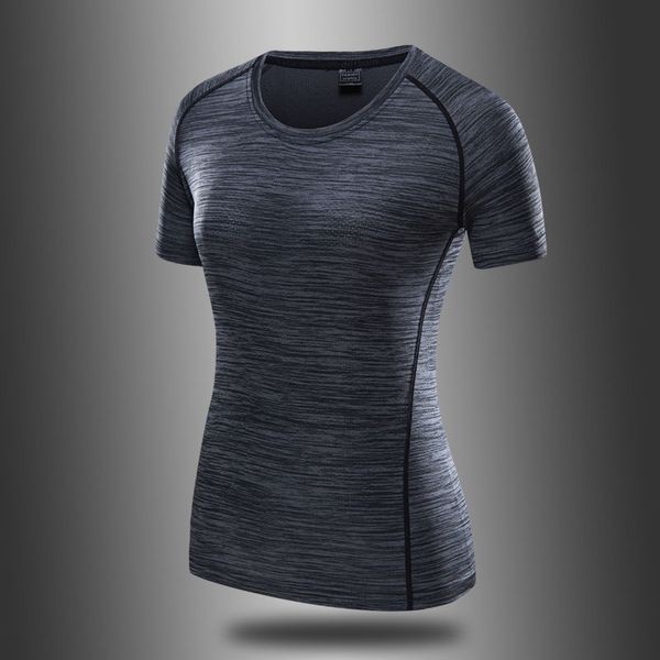 

ice silk quick-drying t-shirt short-sleeved summer breathable yoga running fitness women outdoor moisture-absorbing quick-drying clothes, Black;yellow