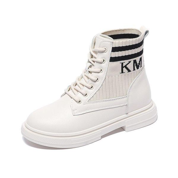 

boots flying woven and cashmere 2021 winter warm casual women's short, Black