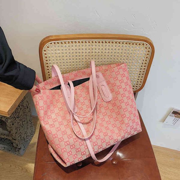 

large capacity bag women's new version portable tote bag style versatile shoulder