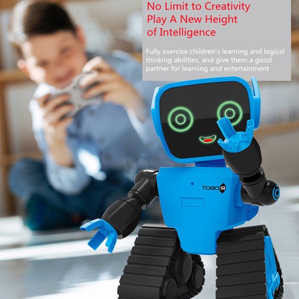 

lightweight intelligent rc robot g-sensor touch sensor voice robot with dancing music program can deliver program save money toy