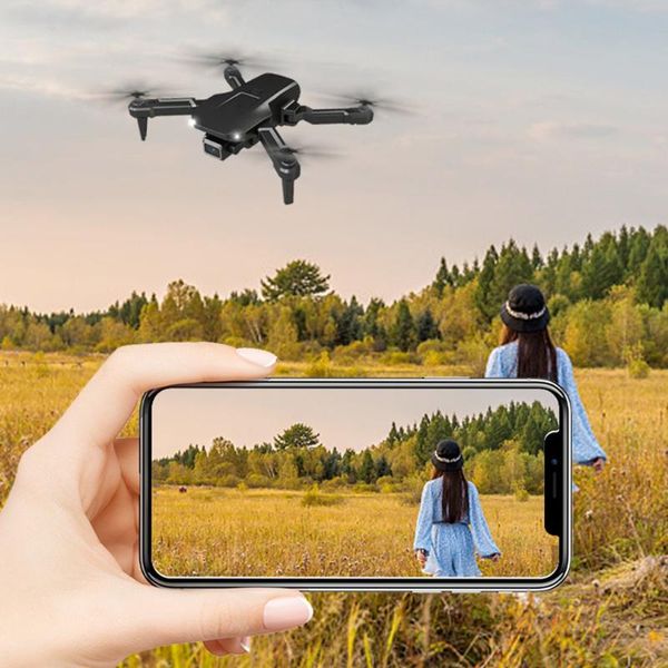 

drones h3 mini drone with 4k camera foldable quadcopte wifi wide high hold professional rc helicopter one-key return toys