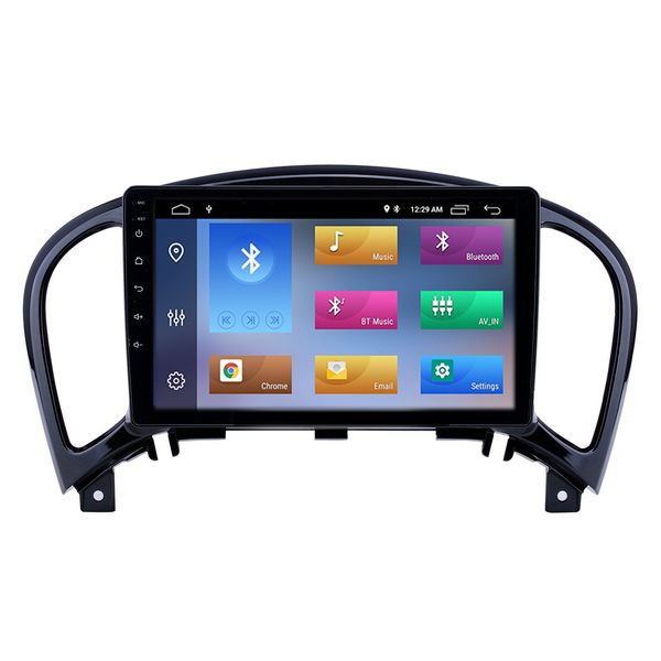 Android HD Touchscreen Car DVD 9 polegadas Jogador para 2011-2016 Nissan Infiniti Esq / Juke Aux Bluetooth WiFi USB GPS Navegação Rádio Suporte OBD2 SWC Carplay