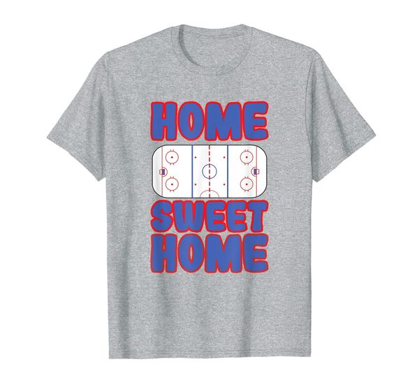 

home sweet home hockey rink t-shirt, White;black