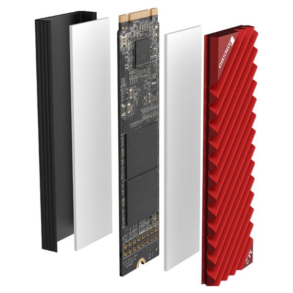 

jonsbo m.2-3 heat sink cooling pads m.2 2280 ssd dissipation radiator deskpc thermal gasket fans & coolings