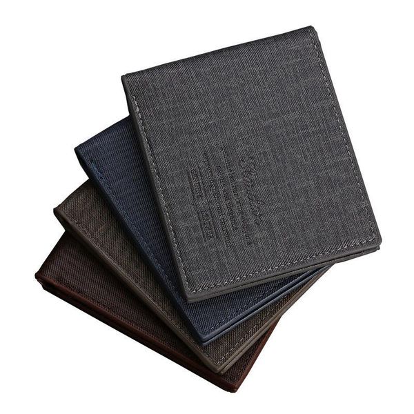 

purse wallet men's denim canvas carteira masculina, White