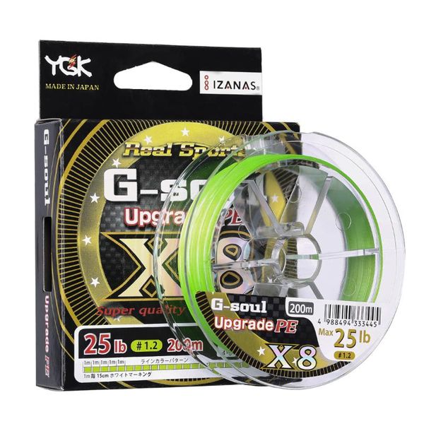 

braid line ygk g-soul x8 upgrade fishing super strong 8 strands multifilament pe 150m 200m japan 14lb 16lb 22lb 60lb