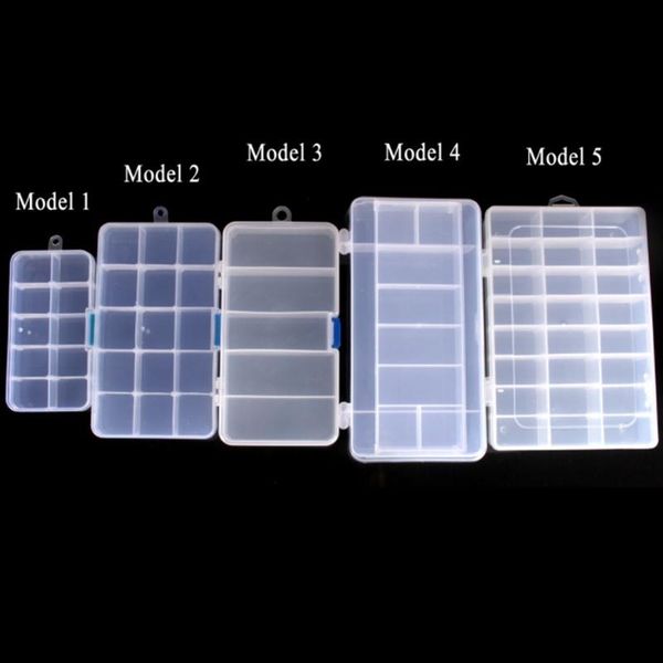 

fishing accessories 1pcs 5/10/15/24 grid double-deck tackle boxes plastic size 17.5*9.5*3cm/13.2*6.8*2.3cm/17.8*10.5*2.4cm/20*13.8*3.8cm
