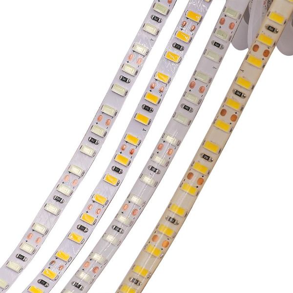 

strips 12v led strip light smd 5630 5730 super bright 120leds/m 5m 600led 8mm pcb flexible tape lights decorative for home/store