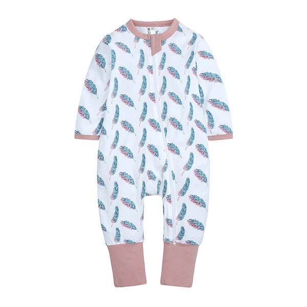 Bebê recém-nascido macacão mola / outono roupas de algodão bebê grils grils romper meninos animais florais trajes pijama