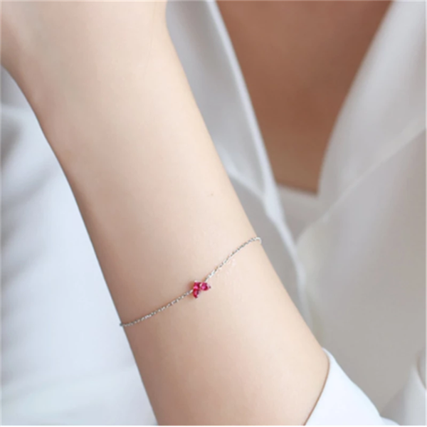

link, chain valentine's day present simple rose wild temperament female trendy resizable bracelets wholesale, Black