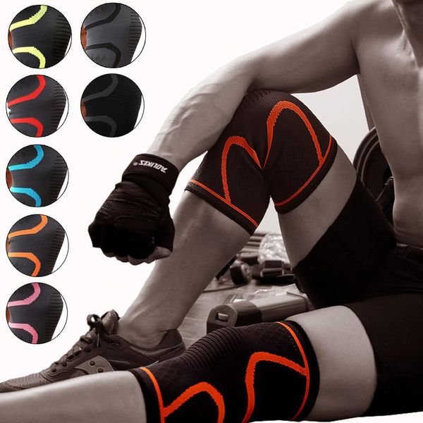 

elbow & knee pads 1pcs support braces elastic nylon sport compression pad for sports basketball volleyball arthritis, Black;gray