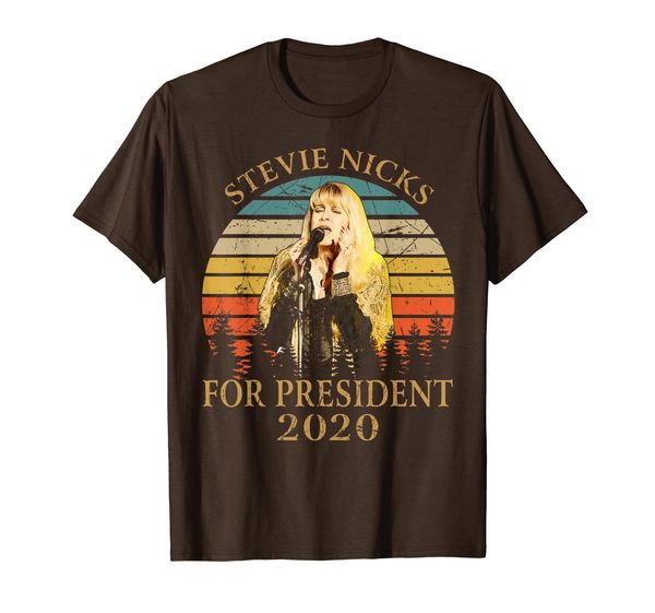 

vintage retro stevie tshirt nicks for president 2020 gift t-shirt, White;black