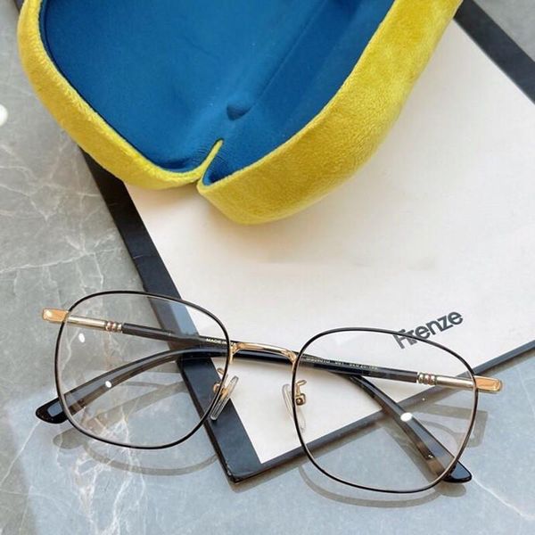

fashion sunglasses frames 2021 women men prescription optical g0901 original brand case spring legs frame mujer gafas eyeglasses eyewear len, Black