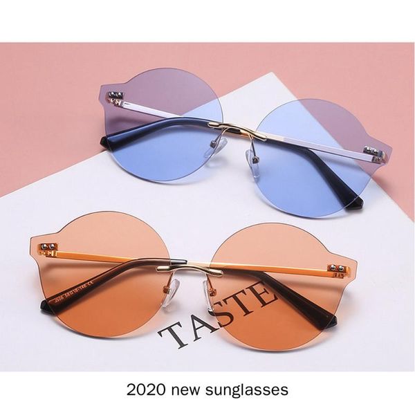 

oversized round goggles women men big frame blue purple punk sunglasses ladies summer sun glasses eyeglasses nx, White;black