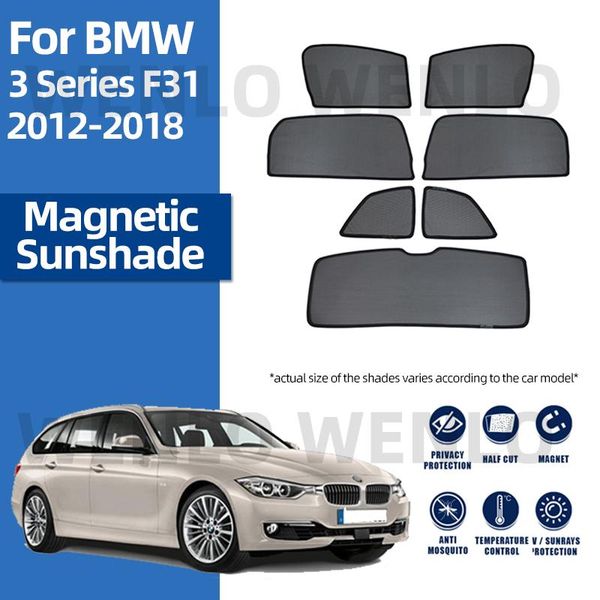 

car sunshade for 3 series f31 2012-2021 windscreen sunshield solar auto uv protection curtain rear window mosquito net