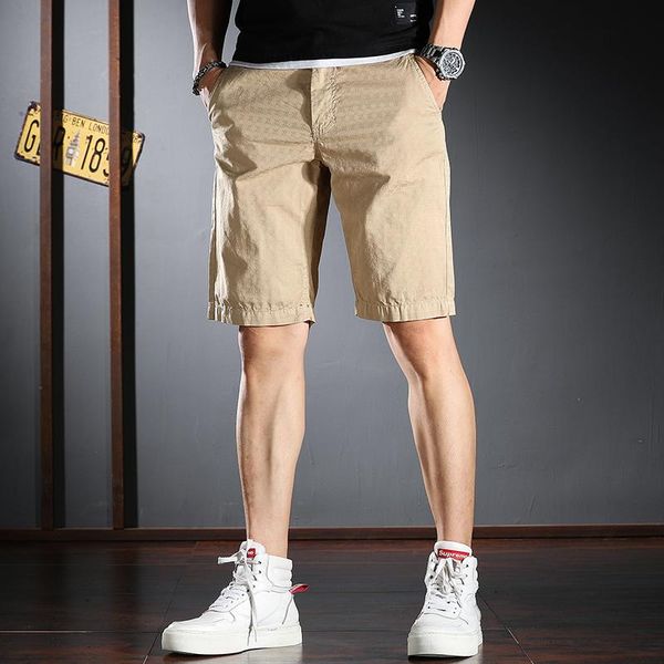

men's shorts fashion summer mens khaki beach cotton casual male sports, White;black