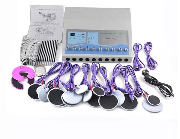 Portátil Electrical TM 502 EMS Slimming Machine Massger Remoção de gordura de pele Apertação do corpo Fitness Termiônico Muscle Stimulator Massagem