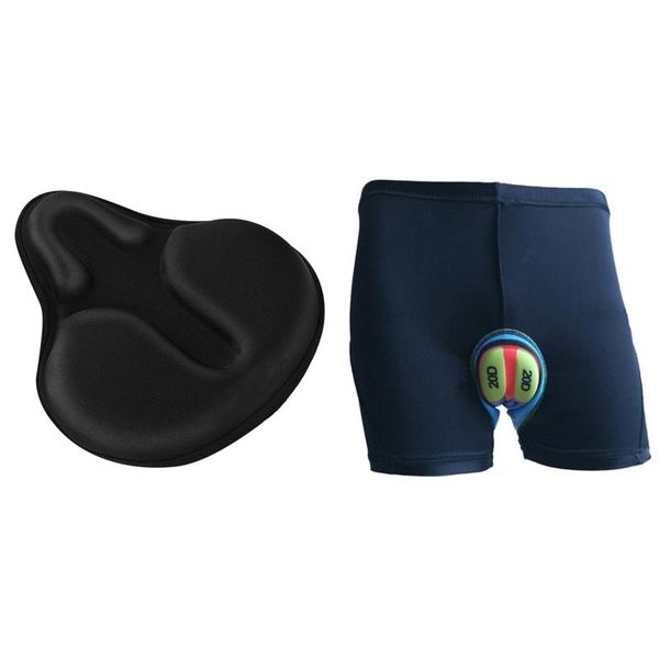 bike saddles 1 pcs seat cover & cycling shorts