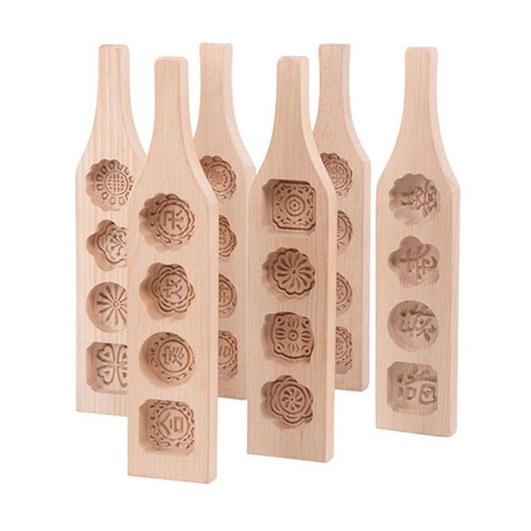 

cake tools moon making tool wood baking mold bean ice skin