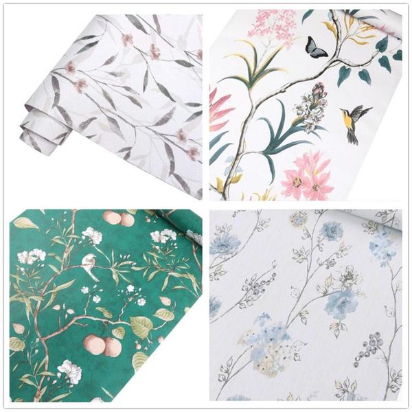 

wallpapers floral self adhesive peel and stick wall paper wallpaper murals design for walls bedroom home decor