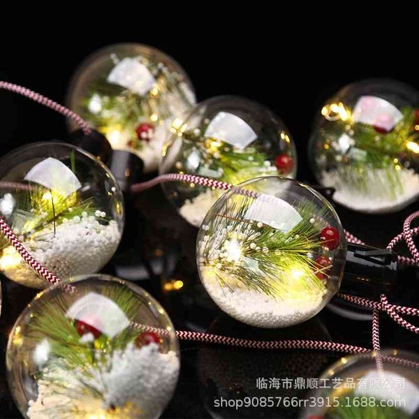 

led solar energy rope string outdoor creative copper wire color lamp balcony garden decoration courtyard