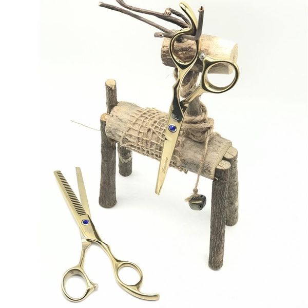 

hair scissors 12pcs set professional hairdressing kit cutting tail comb cape cutter