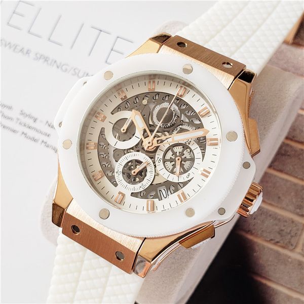 

mens quartz battery watch sports white strap waterproof stainless steel business quartzs men watches, Slivery;brown