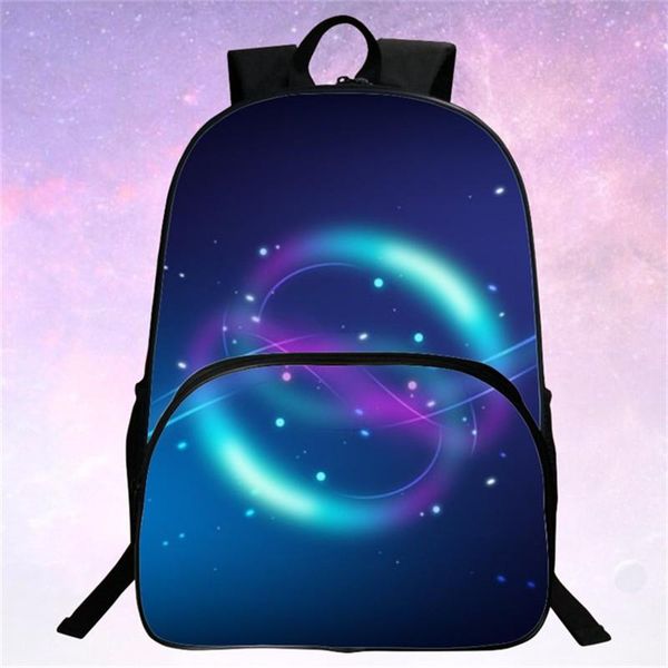 

backpack style polyester 16-inches black printing cartoon star sky kids backpacks for boys schoolbag children school bags girls