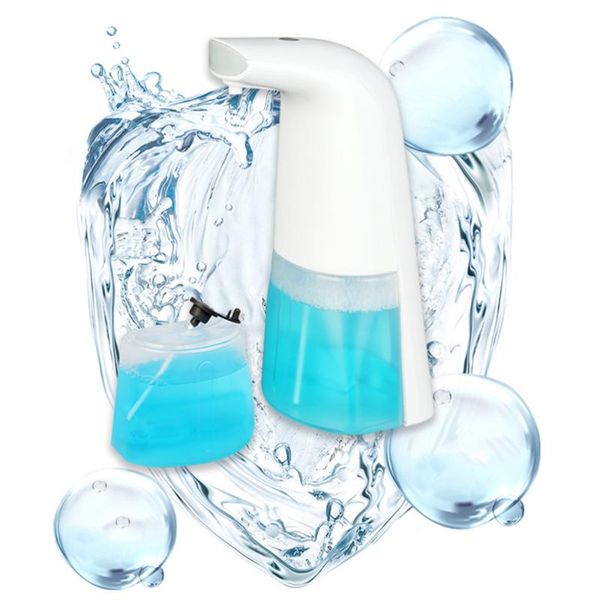 

liquid soap dispenser 1pc 300ml automatic induction wall - mounted dual-purpose timing disinfectant water dispense without batt