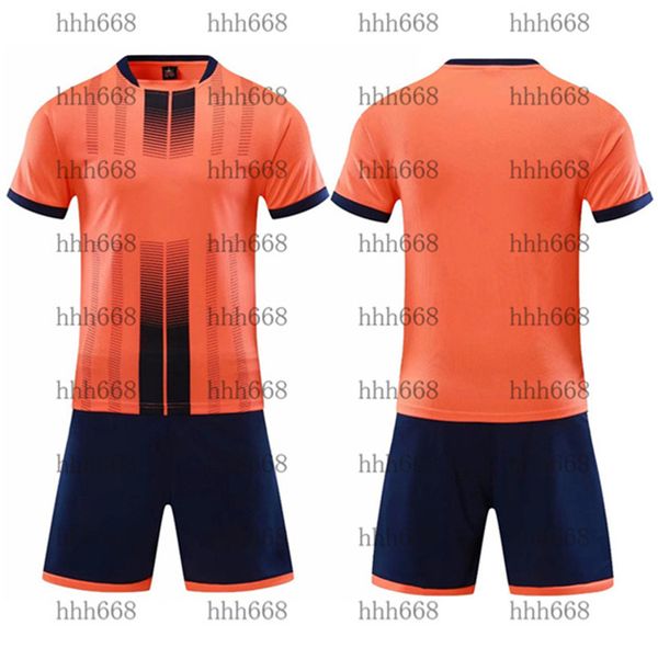 

2021 010131 football tracksuit short sleeve match training suit children's team jersey number logo customization 23, Black