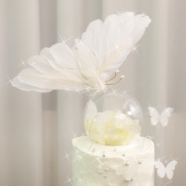 

other festive & party supplies 1pcs 5dbutterfly cake er for wedding birthday baby shower decoration happy handmade painted ers