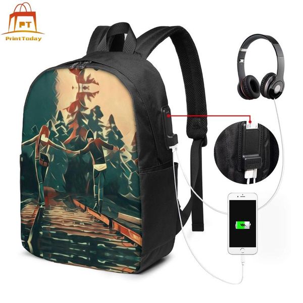 

backpack life is strange backpacks shopping teen bag man - woman bags