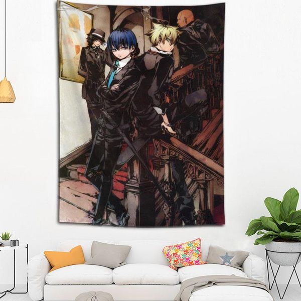 

tapestries custom anime arcana famiglia printed tapestry background decorative various sizes wall hanging decor
