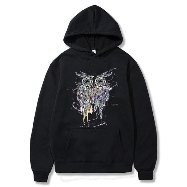 

dream days owl print sweater coat, Black